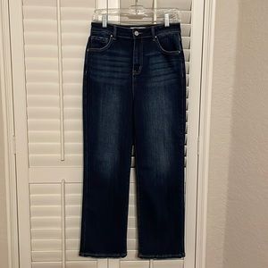 RISEN Crop Straight Leg Jeans